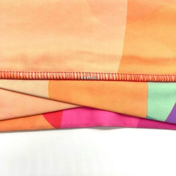 DSG Big Girl’s Sports Bra Size XL (16)Colorful Pattern Pink Straps - Picture 2 of 10